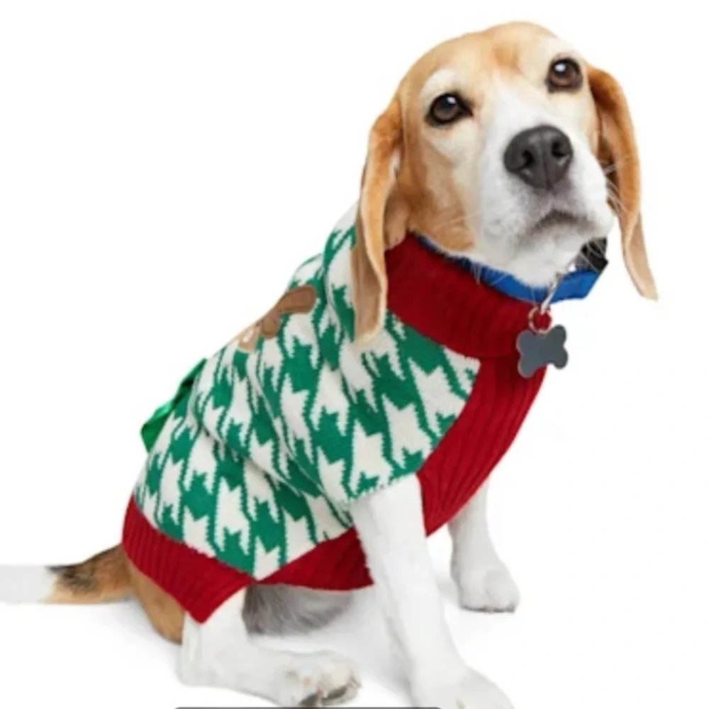 NWOT Reindeer Holiday Christmas Winter dog sweater XS